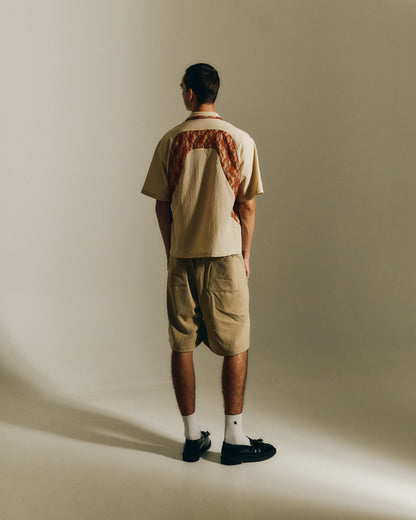 Rust Botanical Button up